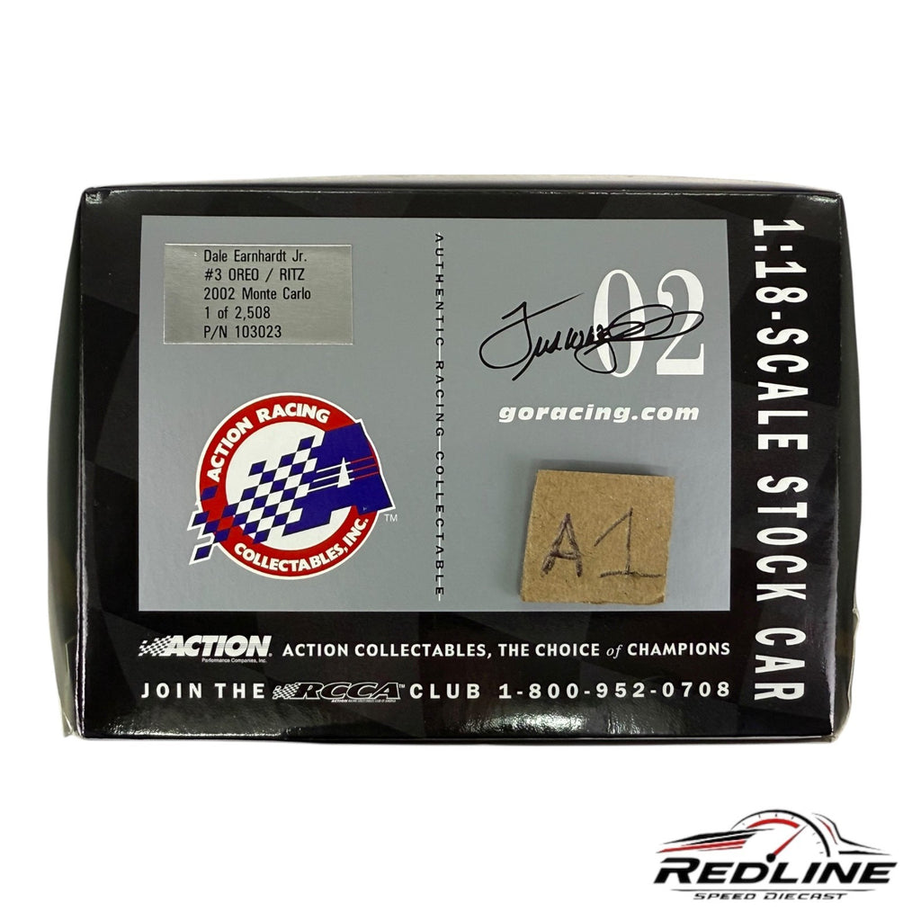 🏁Action 10th Anniversary Dale Earnhardt Jr. #3 Oreo Ritz Monte Carlo 1:24 A1🏁