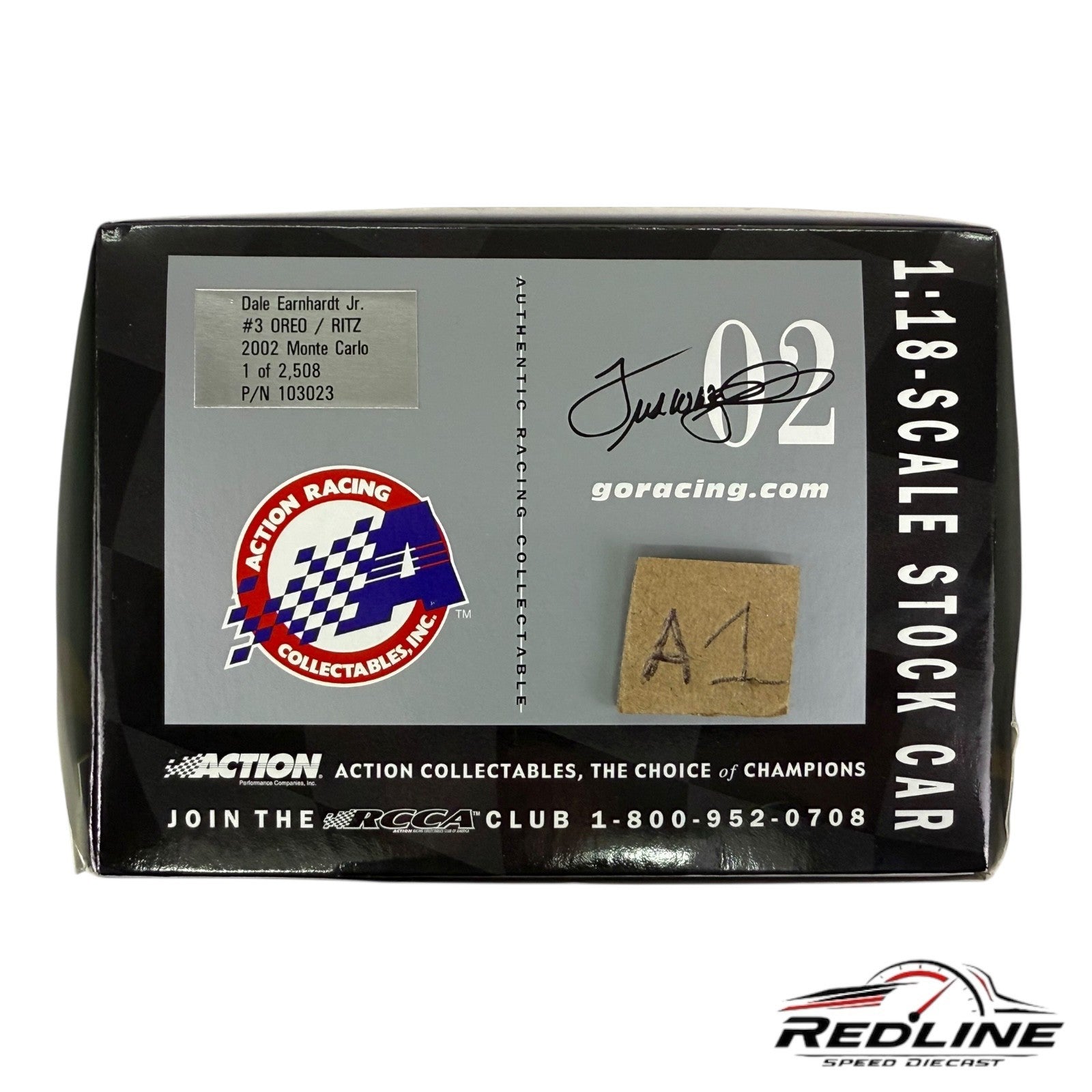 🏁Action 10th Anniversary Dale Earnhardt Jr. #3 Oreo Ritz Monte Carlo 1:24 A1🏁