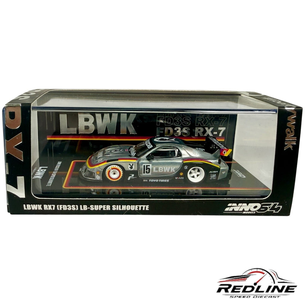 🎌🎌Inno64 Mazda RX7 (FD3S) LBWK LB-SUPER SILHOUETTE CHASE H3🎌🎌