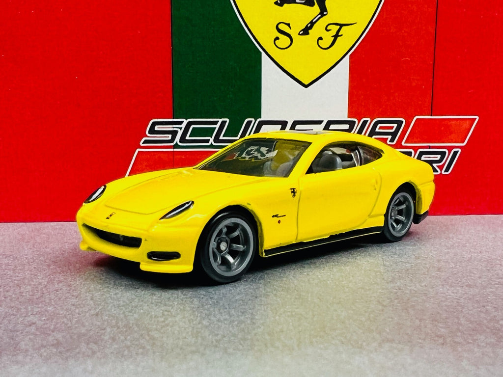 🇮🇹🇮🇹Hot Wheels Speed Machines Ferrari 612 Scaglietti Yellow C21🇮🇹🇮🇹