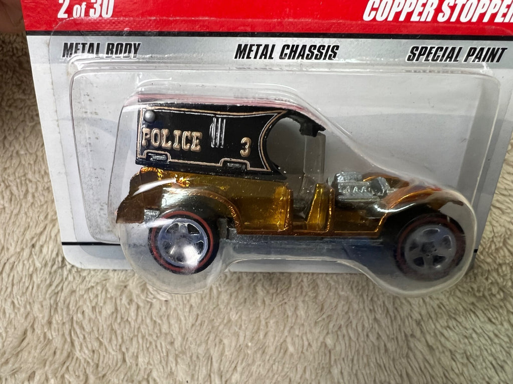 🔥🔥🔥Hot Wheels Classics series 5 Copper stopper Gold Redlines HW13🔥🔥🔥