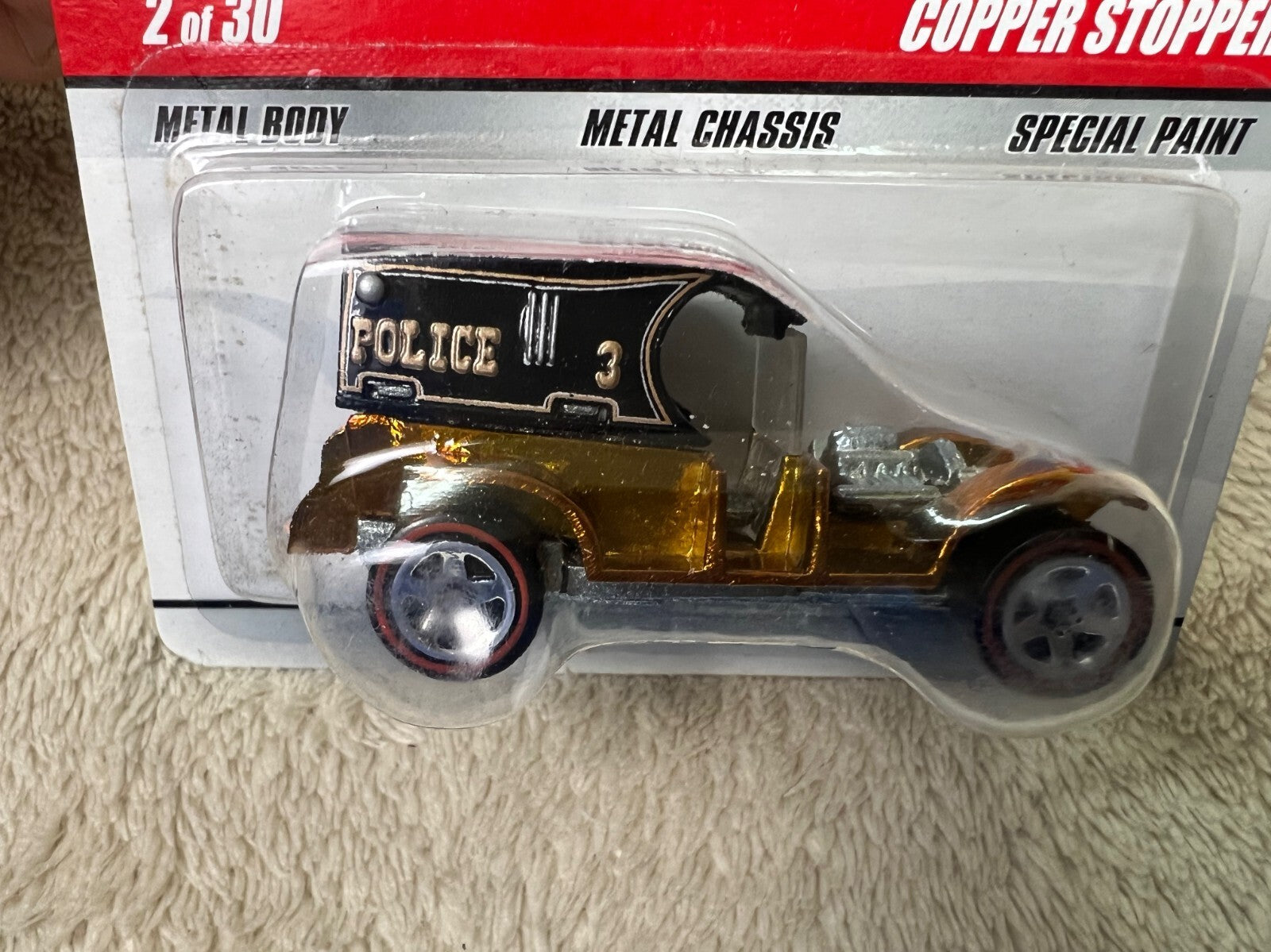 🔥🔥🔥Hot Wheels Classics series 5 Copper stopper Gold Redlines HW13🔥🔥🔥