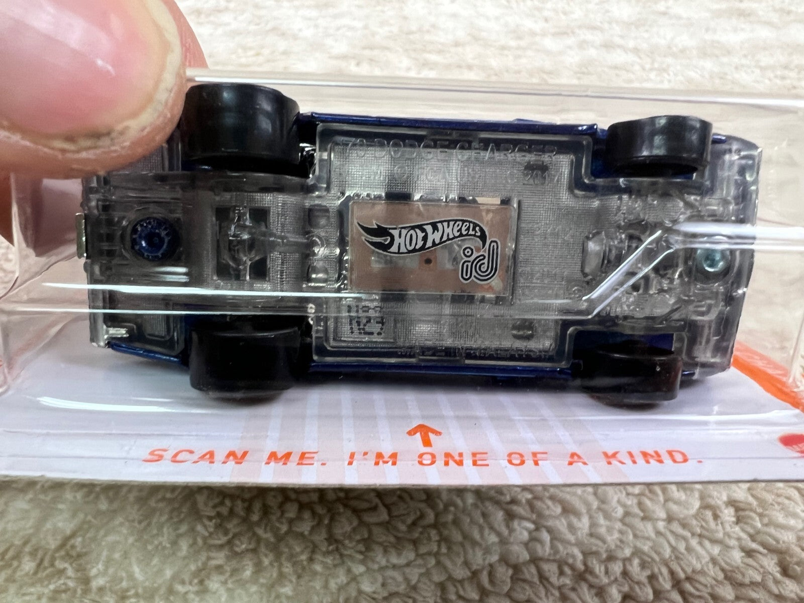 🔥🇺🇸 Hot Wheels ID CHASE '70 Dodge Charger R/T Blue HEMI 426 #8/8 HW14🇺🇸🔥
