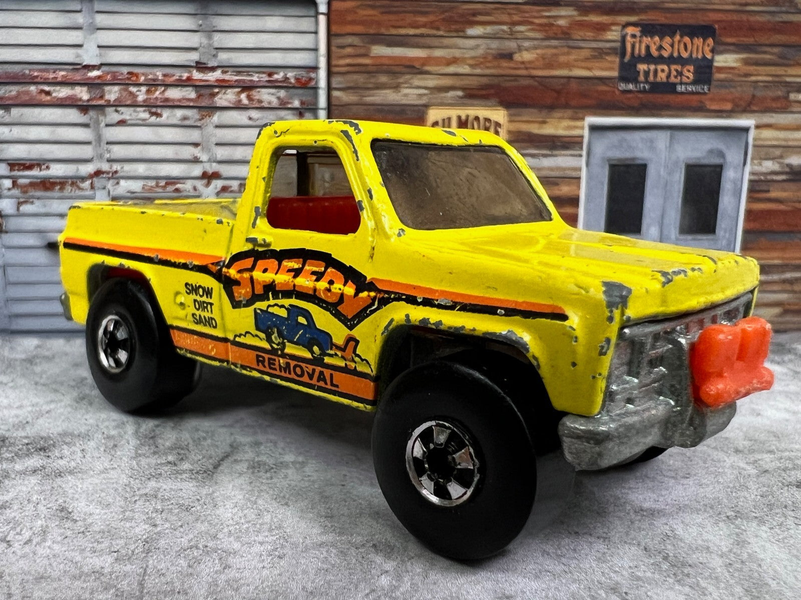 🔥🔥🔥Vintage 1979 Hot Wheels Speedy Removal Snow Plow Truck C1🔥🔥🔥