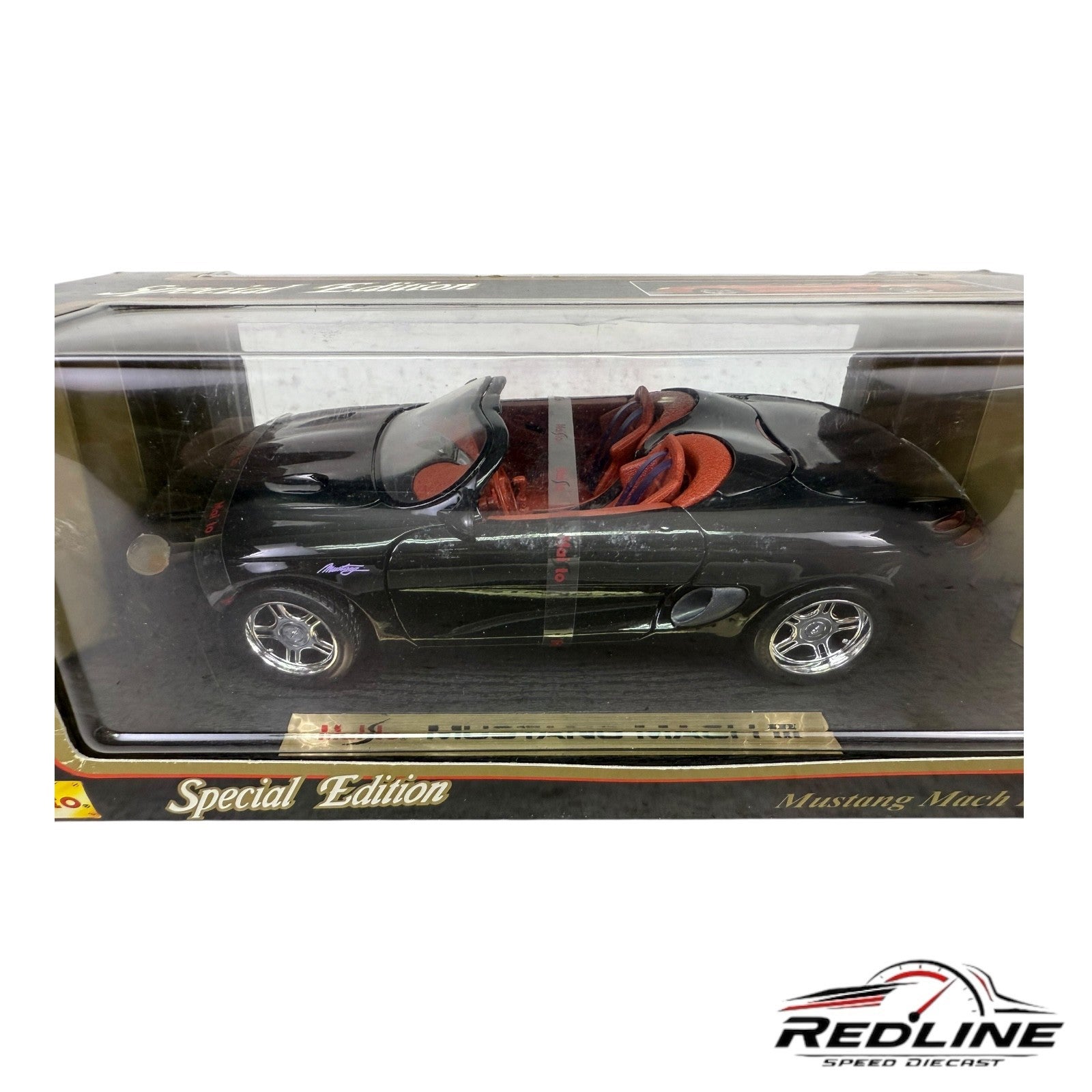 🇺🇸🇺🇸Maisto Special Edition Ford Mustang Mach III Black 1:18 LN🇺🇸🇺🇸
