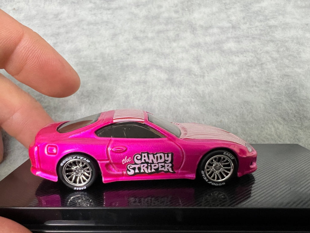 🎌🎌🎌HOT WHEELS Toyota Supra The Candy Stripper CUSTOM H14🎌🎌🎌