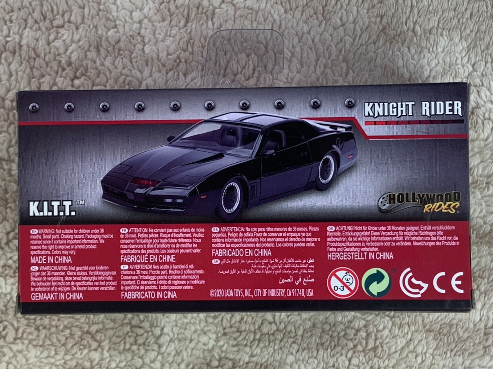 *1/32 Scale 1982 Pontiac Trans Am Diecast Car (K.I.T.T. Knight Rider) Jada HW04*