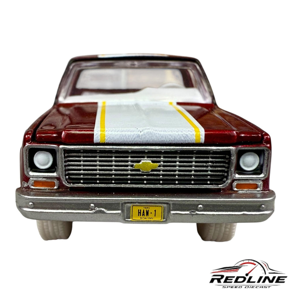 🇺🇸Auto World ULTRA RED CHASE Hawaiian Silverado Red & White LOOSE C15🇺🇸