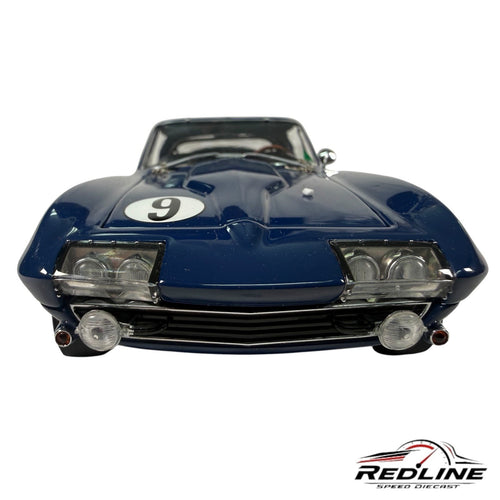 🏁Danbury Mint Chevrolet Corvette Penske Racer Diecast Dark Blue 1:24 C2🏁