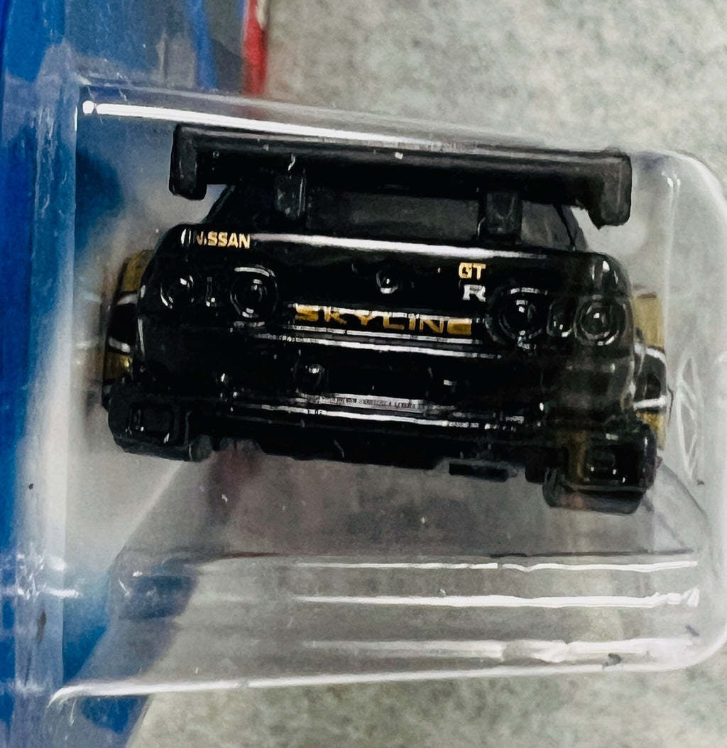 🎌Hot wheels 2008 Web Trading Cars Nissan Skyline Gt-R R32 Gold Card H28🎌