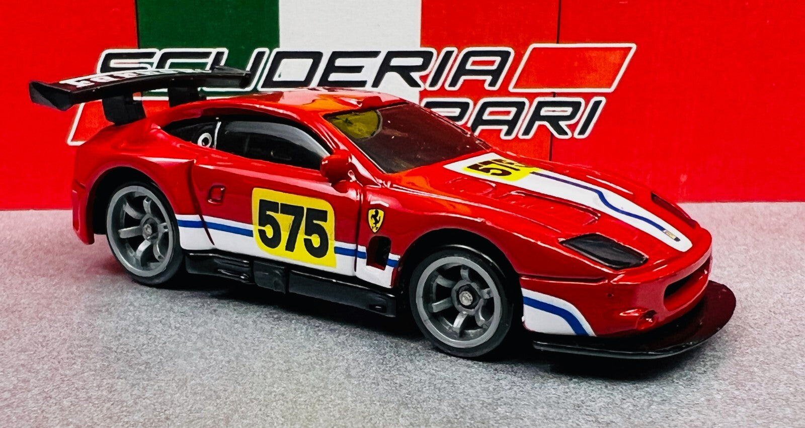 🇮🇹🇮🇹🇮🇹Hot Wheels Ferrari Speed Machines Red 575 GTC C21🇮🇹🇮🇹🇮🇹