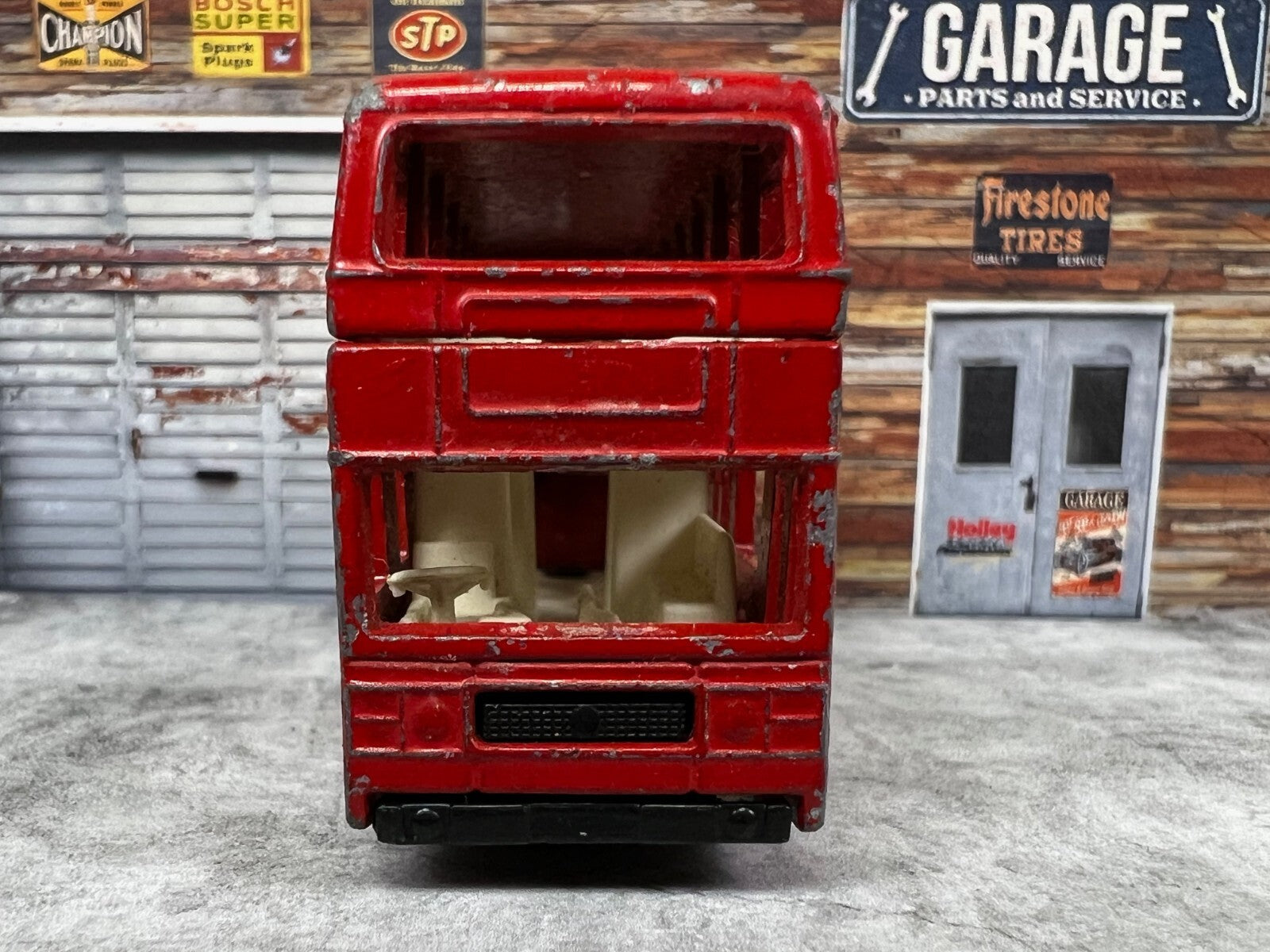 🇬🇧🇬🇧Vintage Matchbox London Bus Diecast  1/124 C3🇬🇧🇬🇧