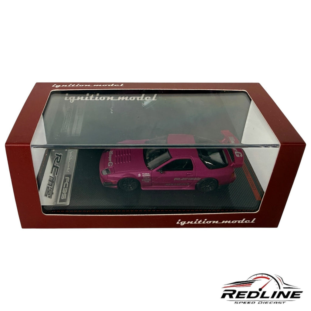 🎌Ignition Model 1: Mazda RX-7 FC3S RE Amemiya Matte Purple Metallic H36🎌