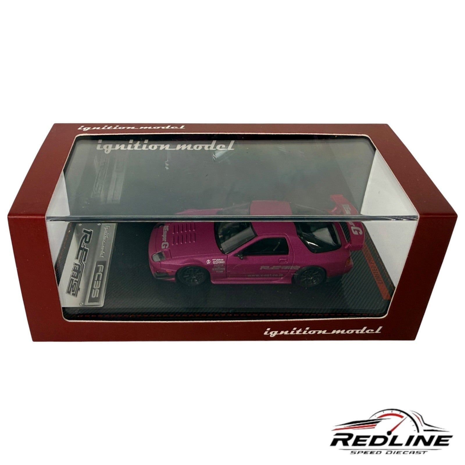 🎌Ignition Model 1: Mazda RX-7 FC3S RE Amemiya Matte Purple Metallic H36🎌