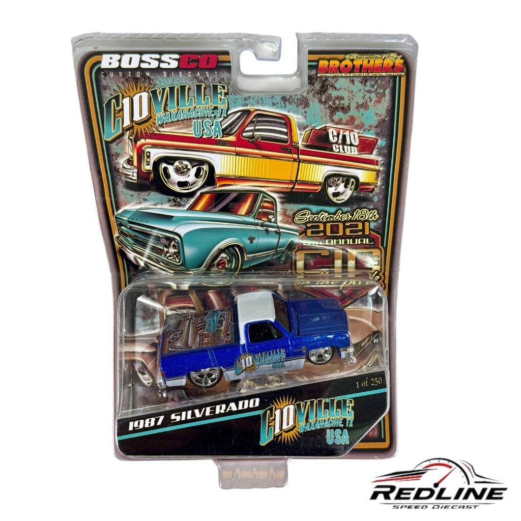 🇺🇸Maisto Bossco 1987 Chevy Silverado C10'S IN THE PARK 1 of 250 H26🇺🇸