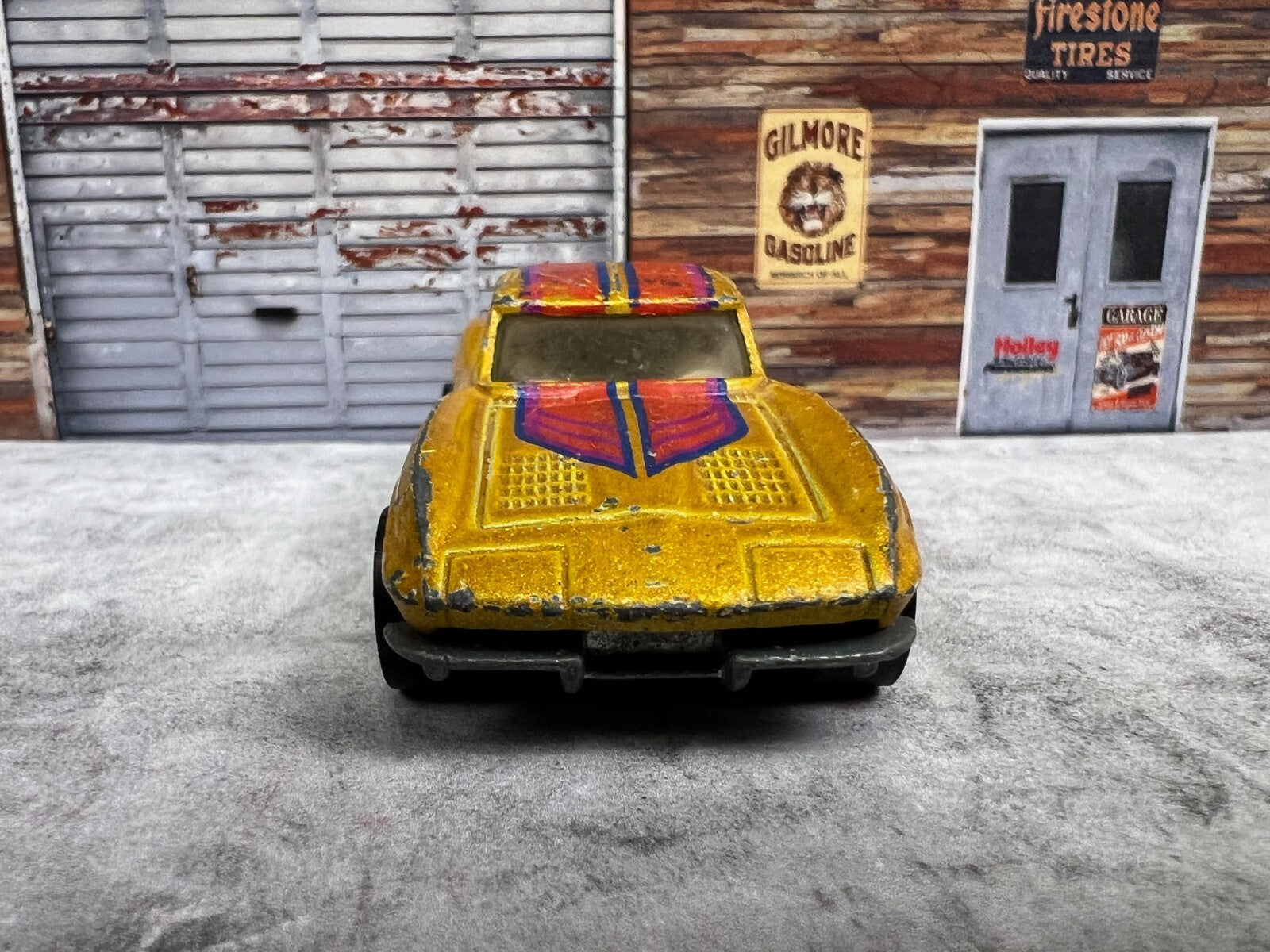 🔥🔥Hot Wheels gold '63 Corvette Stingray Split-Window 1979 Hong Kong C12 🔥🔥
