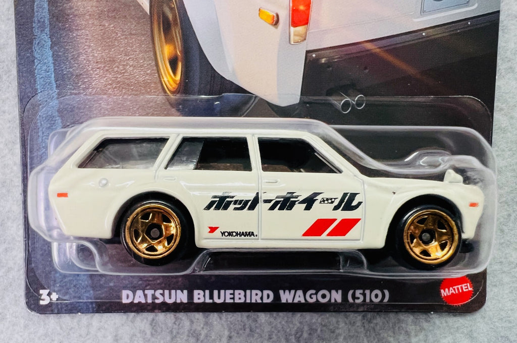 🎌🎌🎌Hot Wheels Hot Wagons 2024 Datsun Bluebird Wagon (510) H29🎌🎌🎌
