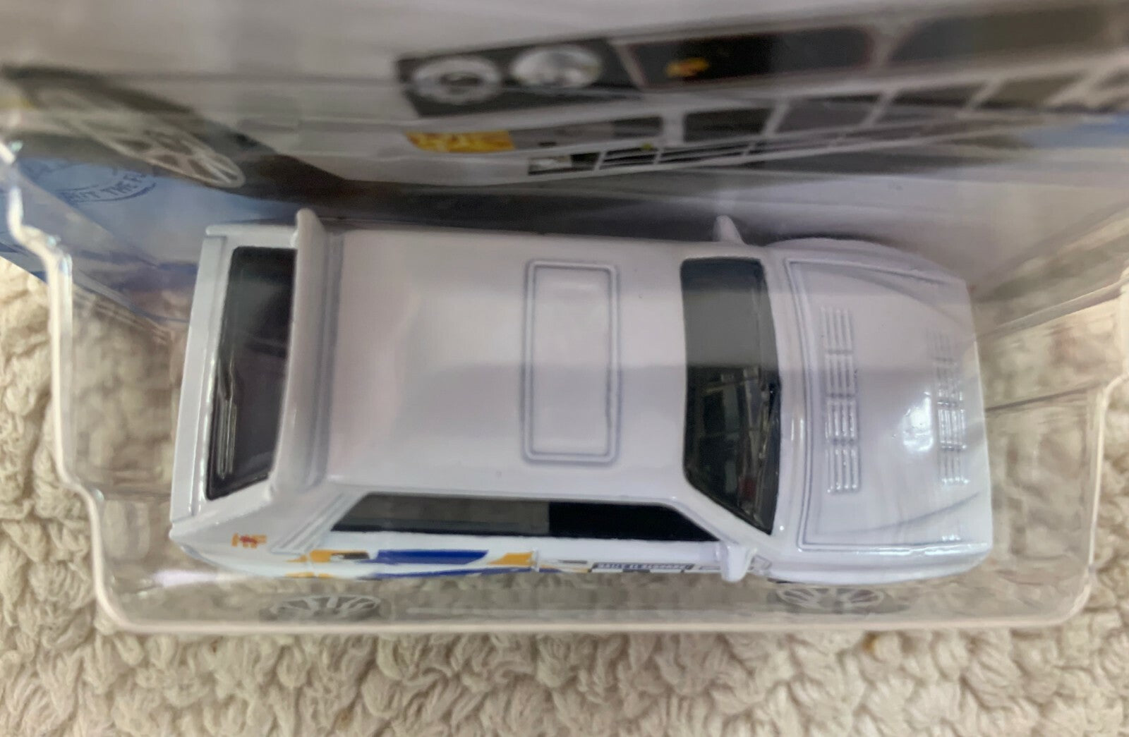 2018 Hot Wheels Lancia Delta Integrale SHORT CARD (White) BAJA BLAZERS 6/10 HW05