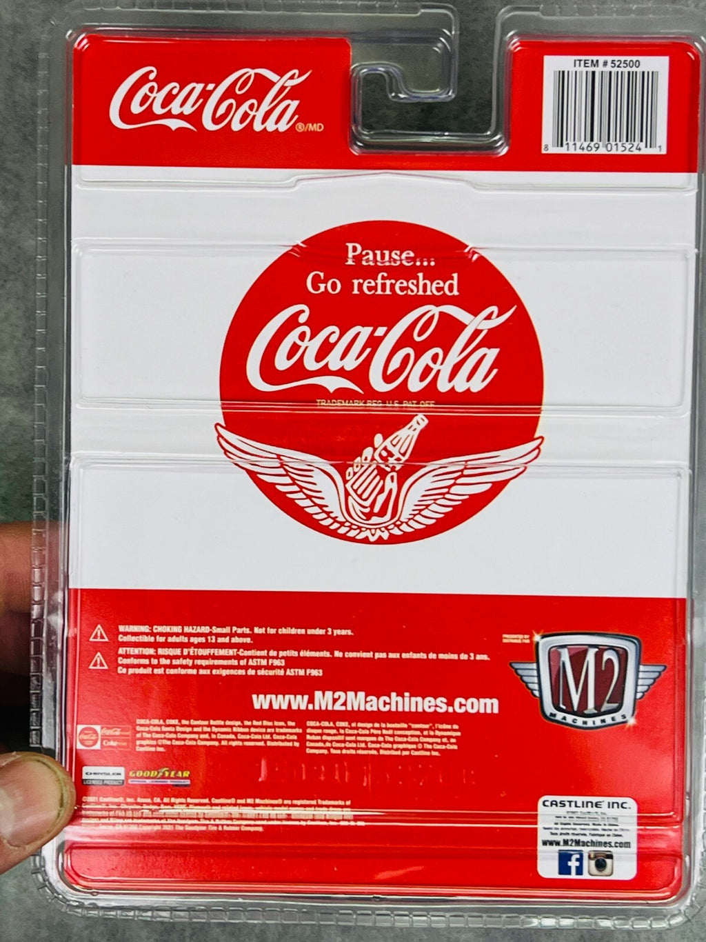 🔥M2 Machines Coca Cola 1941 Willys Coupe Gasser GS01 21-03 CHASE 1/750 H28🔥