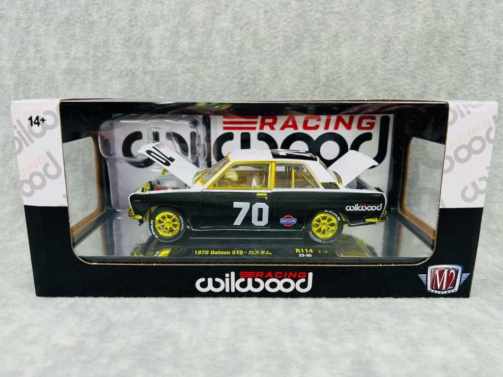 🔥🔥🔥 M2 Machines 1970 Datsun 510 Wilwood Racing Chase 1/750 1:24🔥🔥🔥