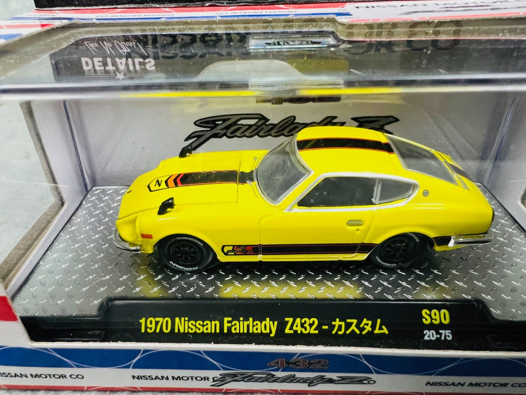 🎌🎌🎌M2 Machines 1970 Nissan Fairlady Z 432 Yellow S90 20-75 Brand New H9🎌🎌🎌