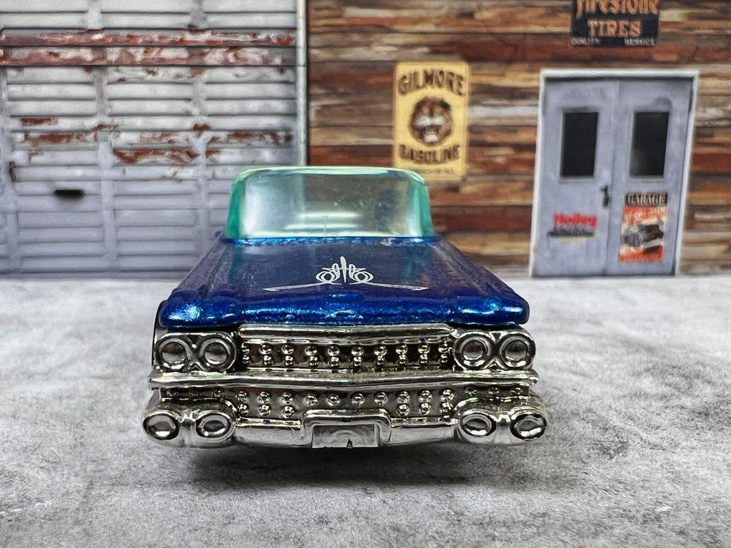 🇺🇸🇺🇸🇺🇸HOT WHEEL Blue ’59 Cadillac El Dorado 1989 C14🇺🇸🇺🇸🇺🇸