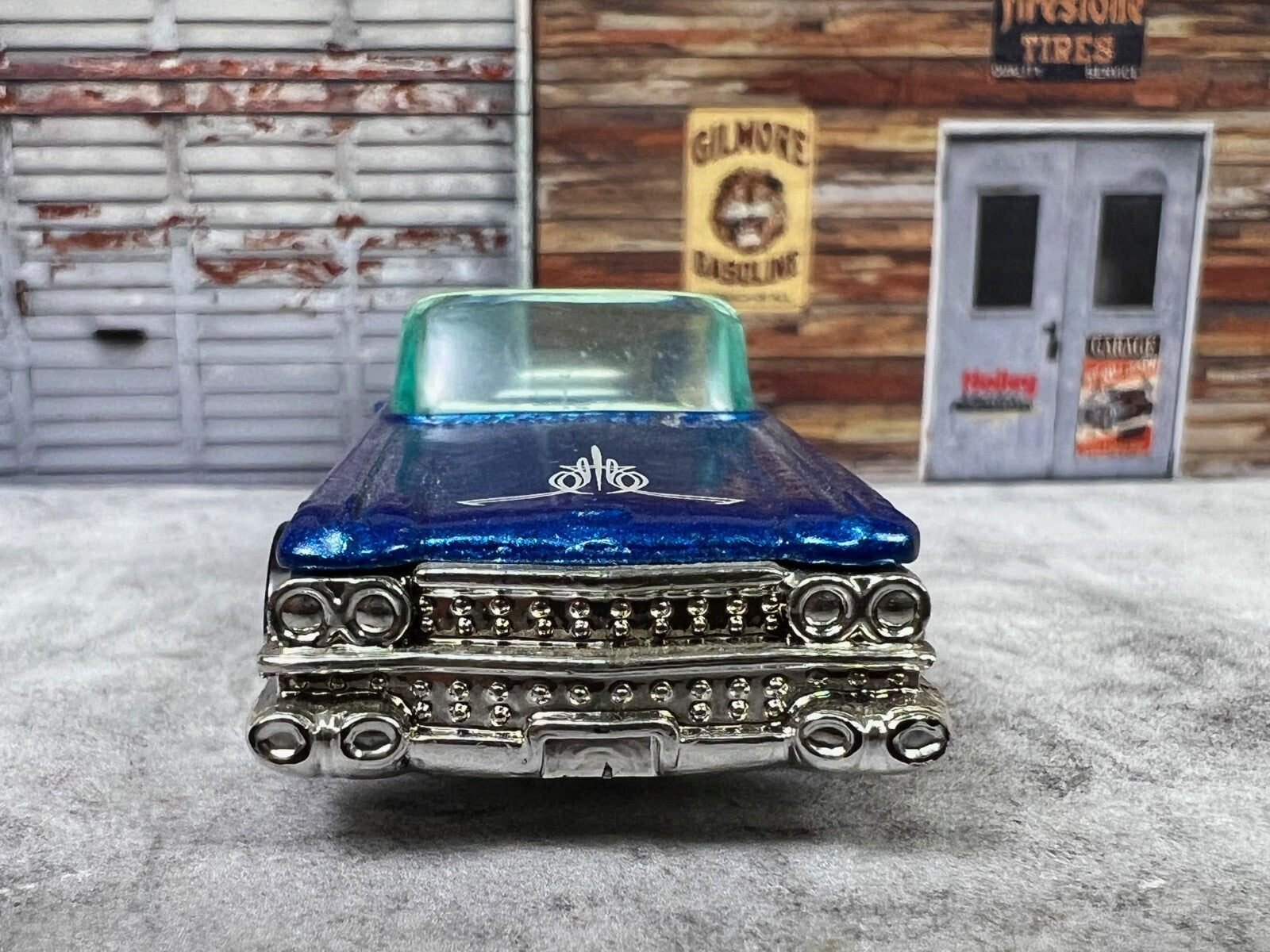 🇺🇸🇺🇸🇺🇸HOT WHEEL Blue ’59 Cadillac El Dorado 1989 C14🇺🇸🇺🇸🇺🇸