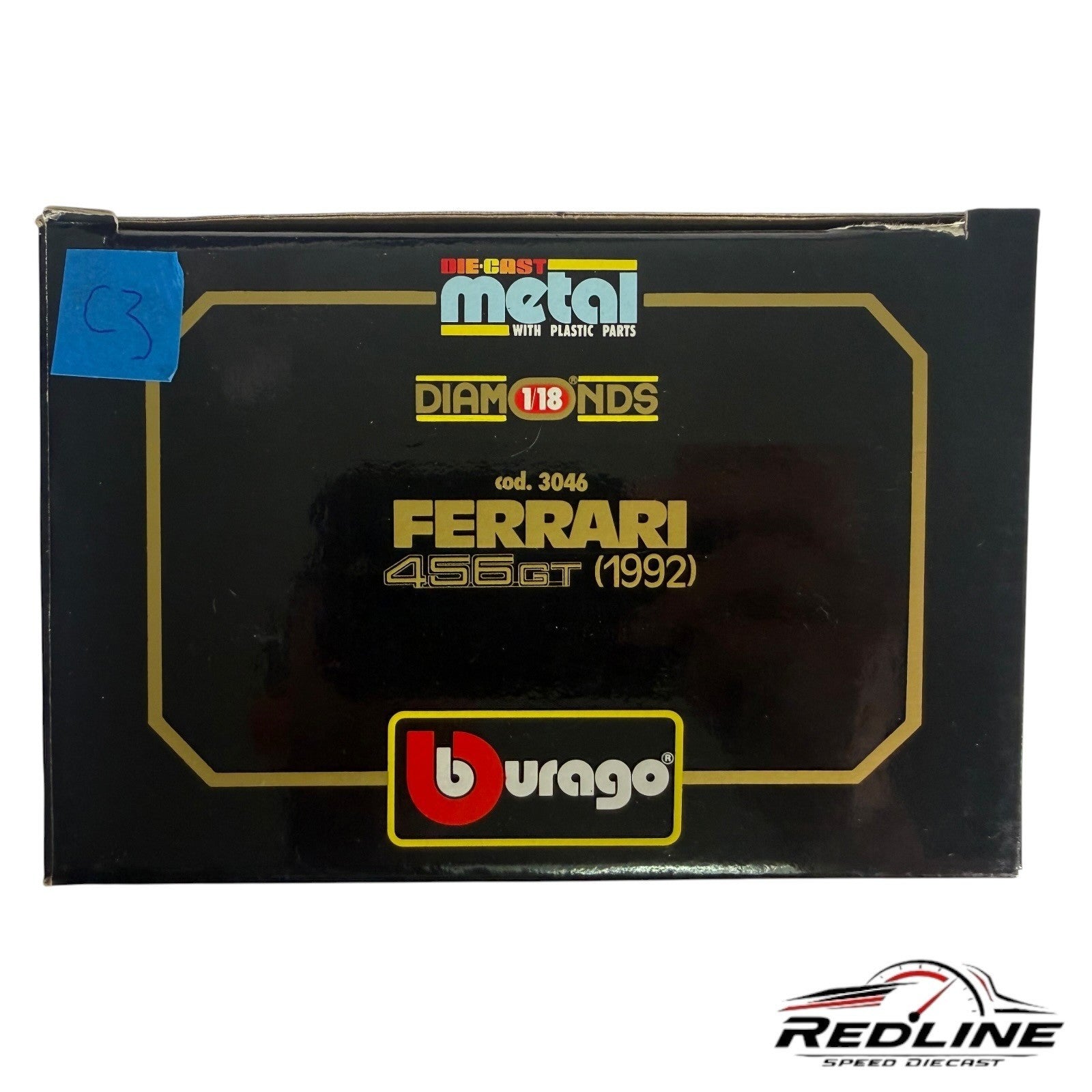 🇮🇹Bburago Diamonds 1:18 Ferrari 456 GT 1992 RED C3🇮🇹