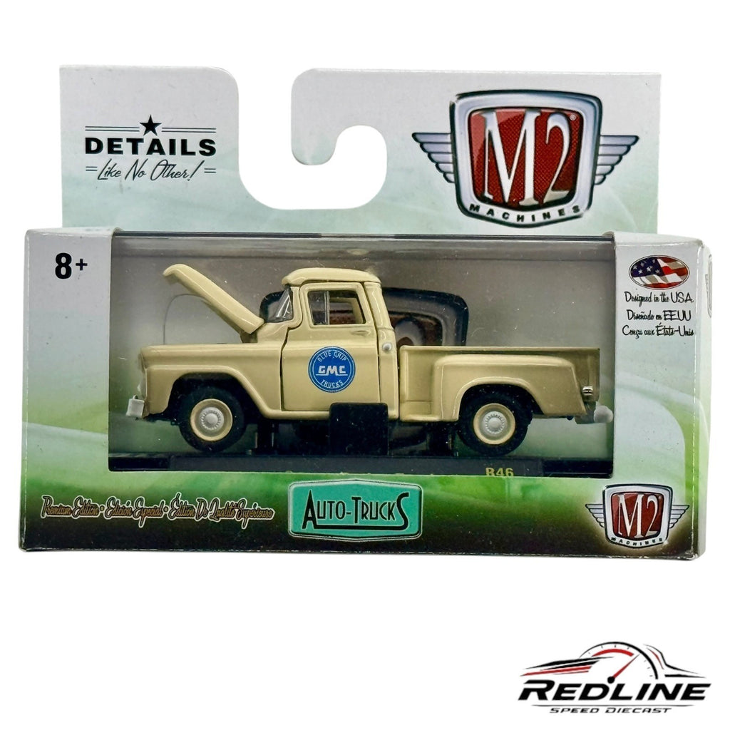 🇺🇸M2 Machines 1958 GMC Cream Fleet Option Truck 1/64 H17🇺🇸