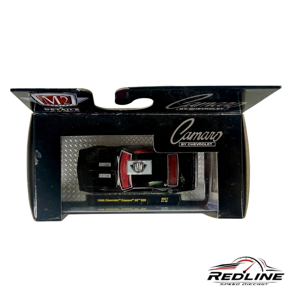 🇺🇸M2 Machines 1968 CHEVY CAMARO SS 350 BLACK CHASE 1 of 750 Black 1:64🇺🇸