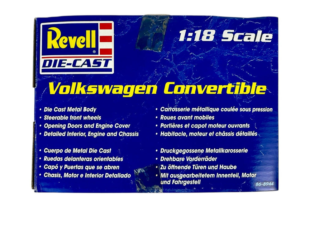 🇩🇪🇩🇪Revell Volkswagen Convertible Yellow 1:18 B3🇩🇪🇩🇪