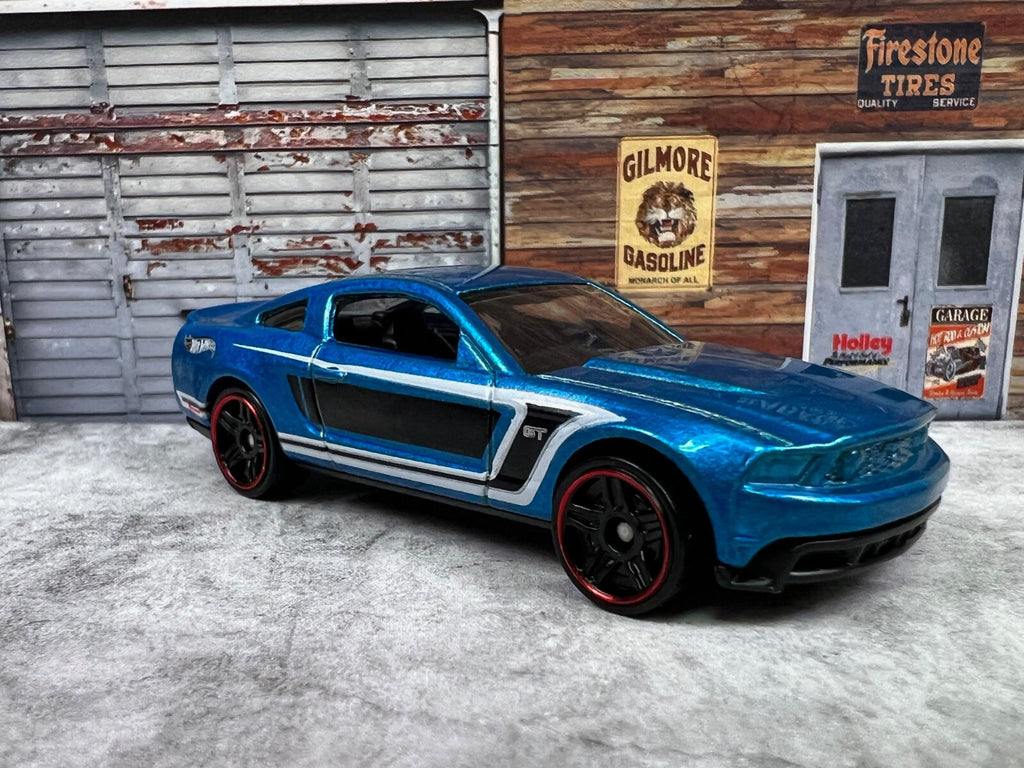 🐎🐎🐎🐎Hot Wheels Muscle Mania 2101 Mustang GT Blue C11 🐎🐎🐎🐎