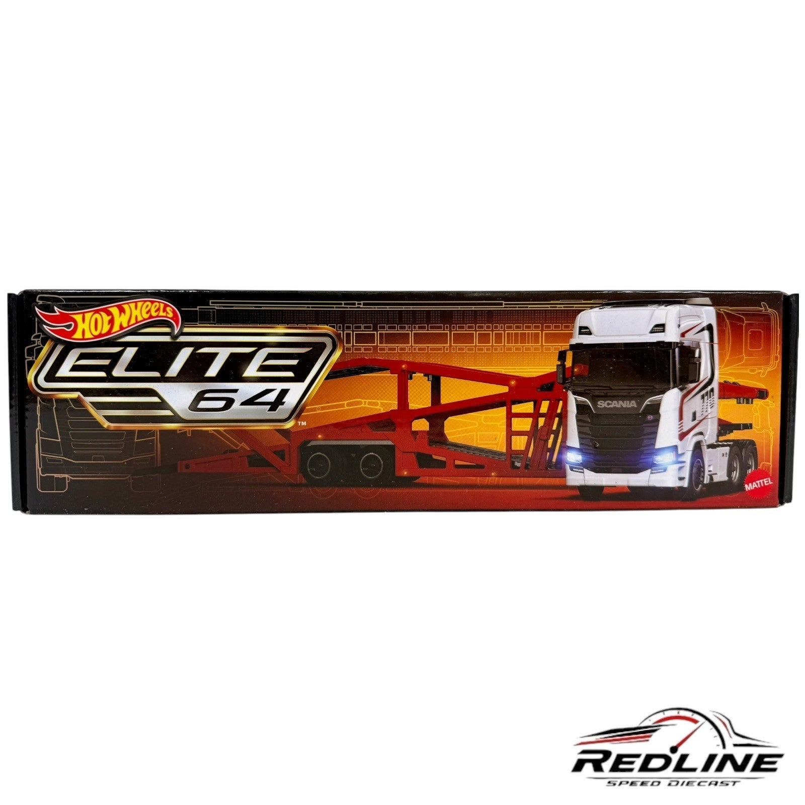 🔥🔥HOT WHEELS RLC ELITE 64 SCANIA 770 S CAR HAULER D3🔥🔥