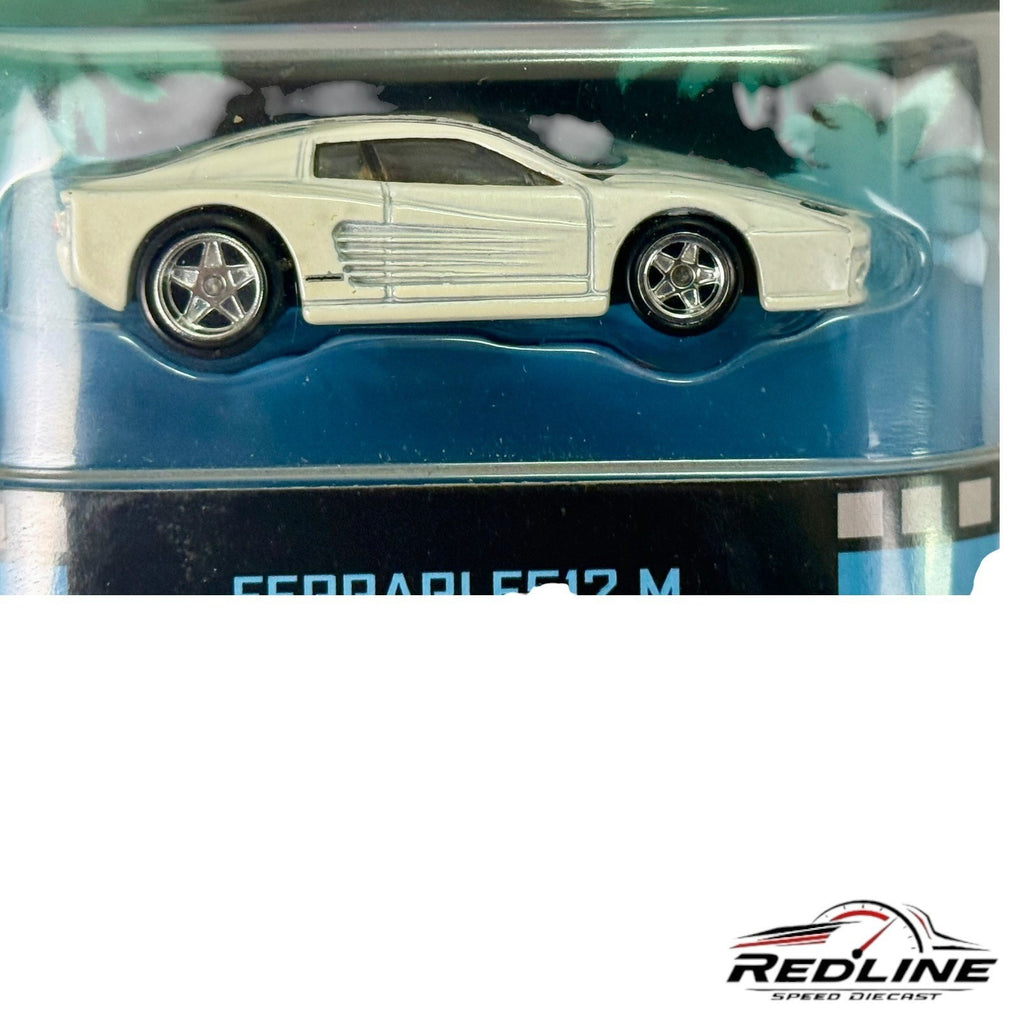 🇮🇹🇮🇹Hot Wheels Miami Vice FERRARI F512 M Retro Entertainment White🇮🇹🇮🇹