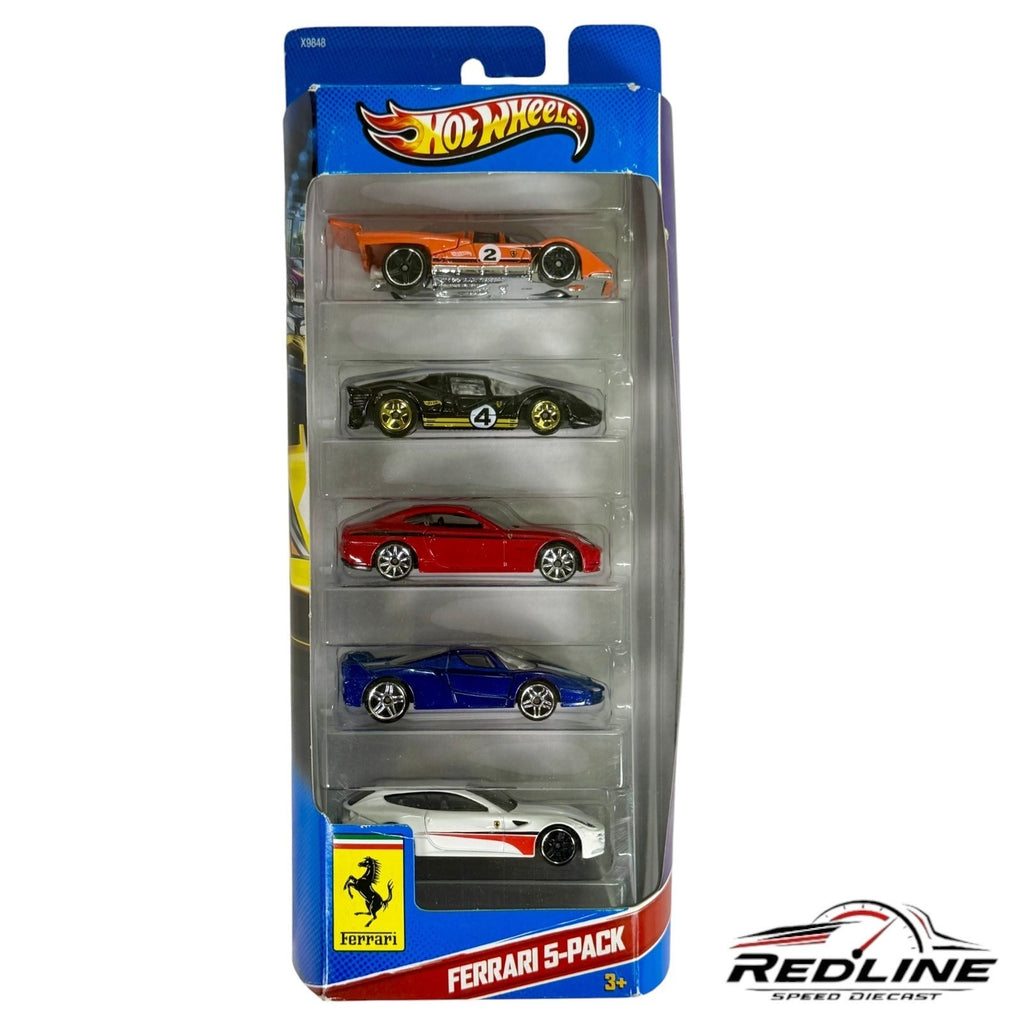 🇮🇹Hot Wheels 5 Pack 330 P4, 512M, 612 SCAGLIETTI, FF, FXX D3🇮🇹