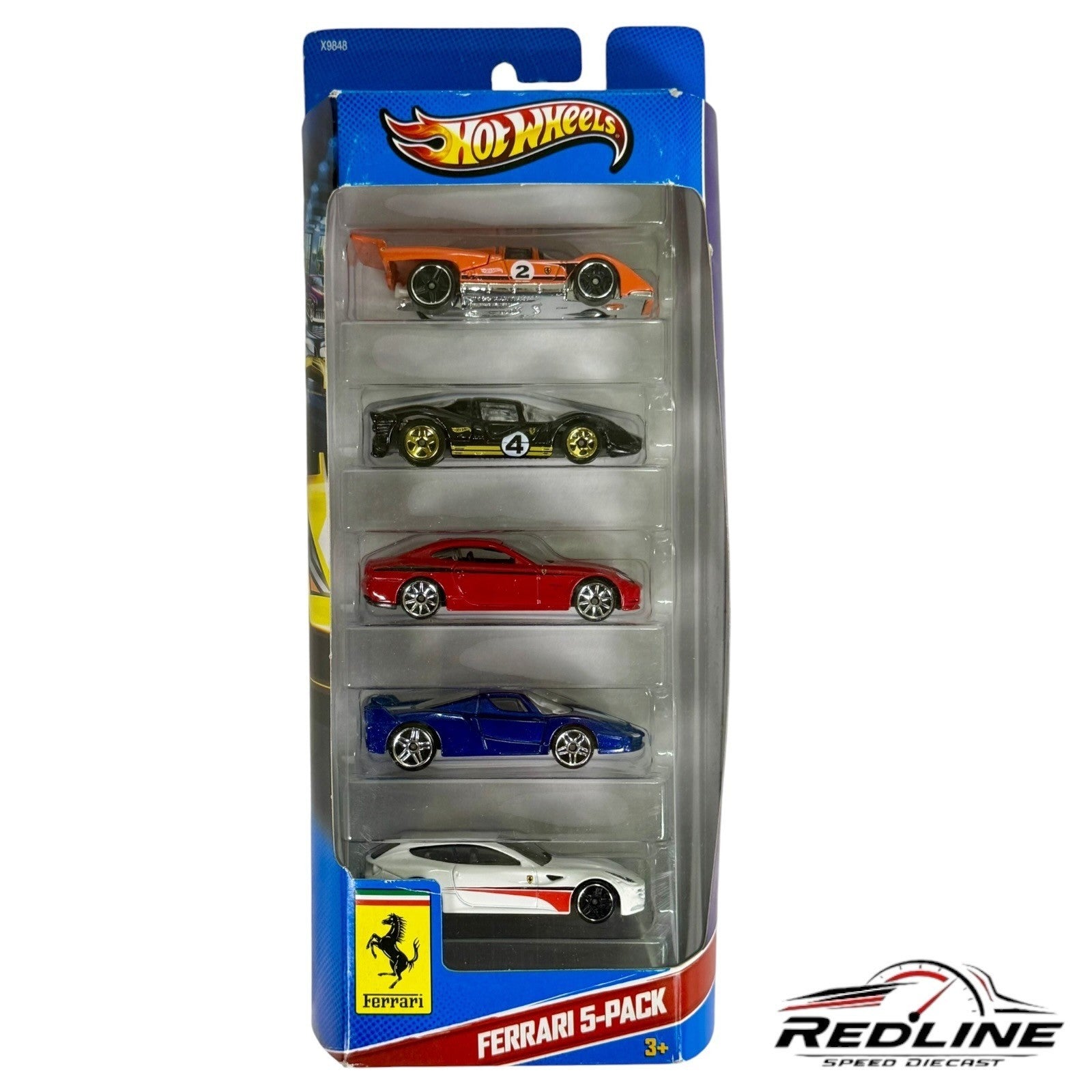 🇮🇹Hot Wheels 5 Pack 330 P4, 512M, 612 SCAGLIETTI, FF, FXX D3🇮🇹