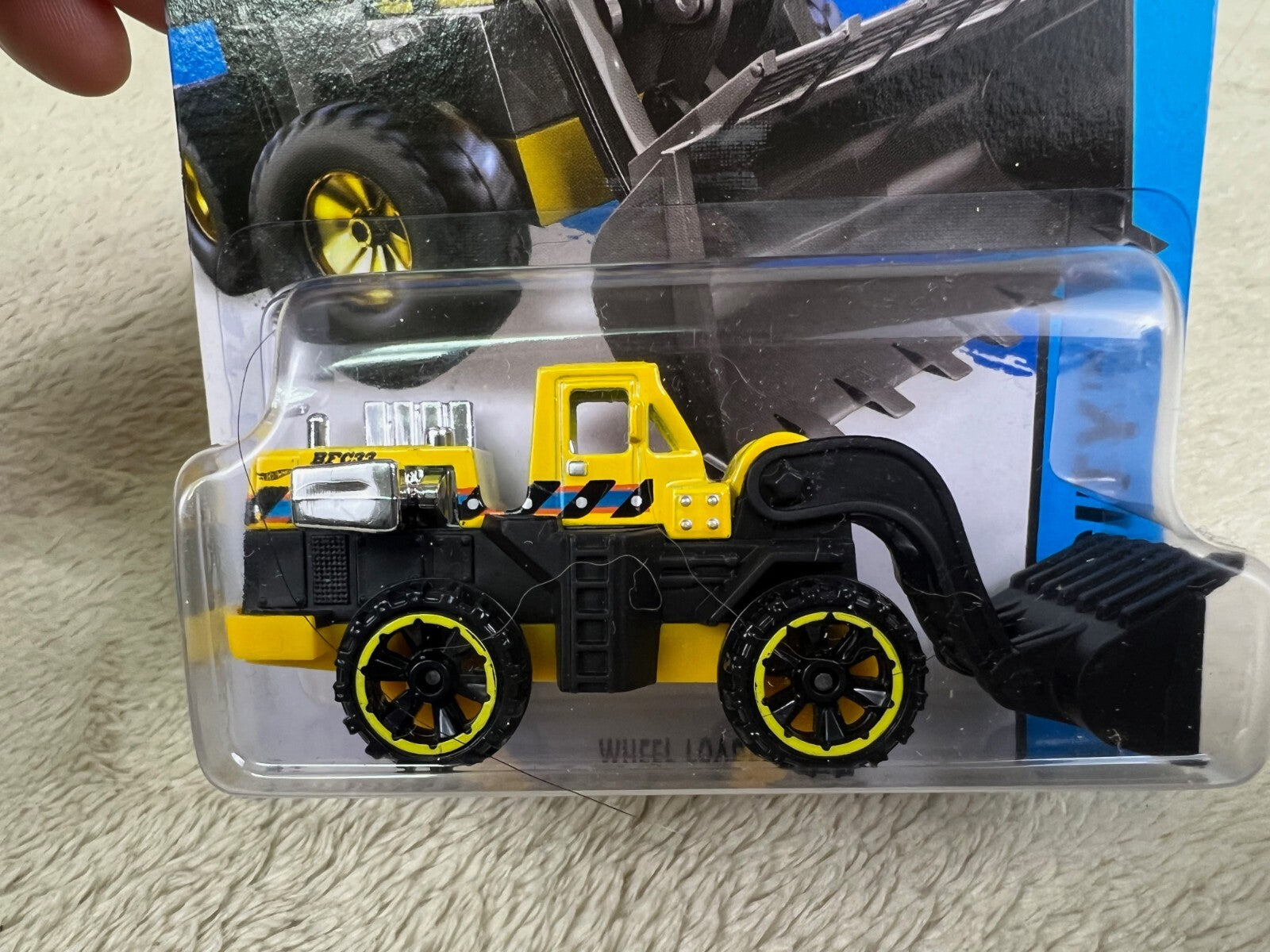 🔥🔥🔥🔥Hotwheels Wheel Loader Construction Vehicle Yellow HW City HW12🔥🔥🔥🔥
