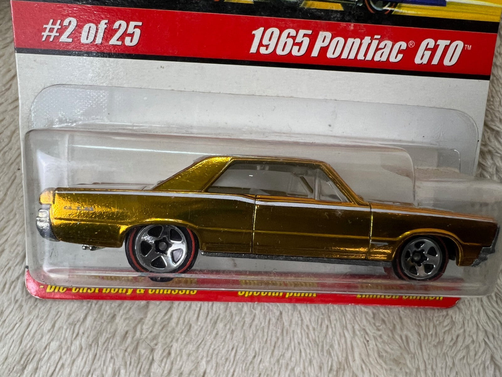 🔥🔥🔥🔥Hot Wheels Classics Series 1 1965 Pontiac GTO 1/64 Scale HW13🔥🔥🔥🔥