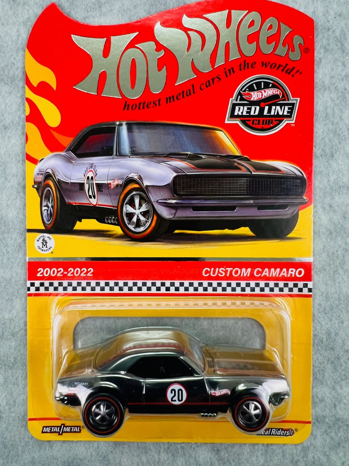 🇺🇸Hot Wheels RLC 2002-2022 20th Anniversary Custom Camaro H34🇺🇸