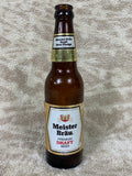 *****Meister Brau Premium Draft Beer Bottle Glass Brown Empty Barware BB01******