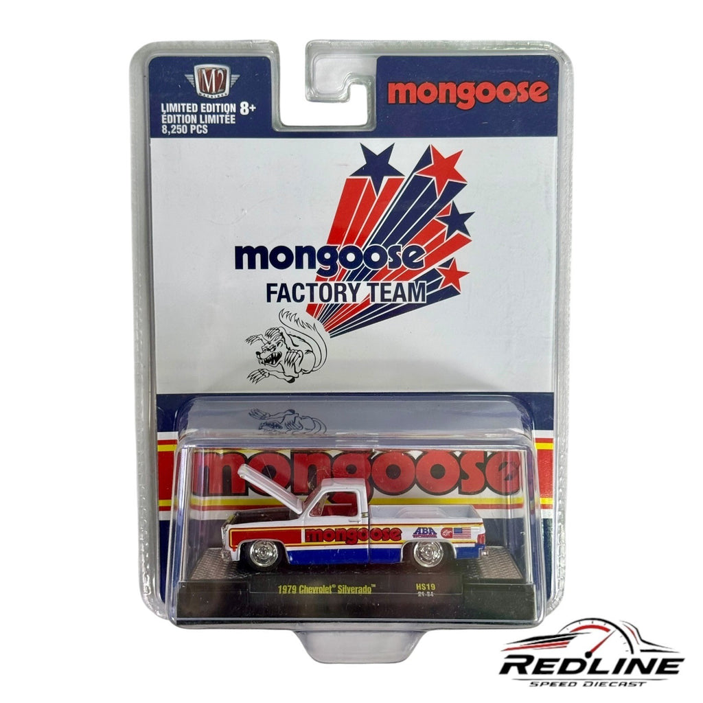 🇺🇸M2 Machines Mongoose Factory Team 1979 Chevrolet Silverado HS19 H33🇺🇸