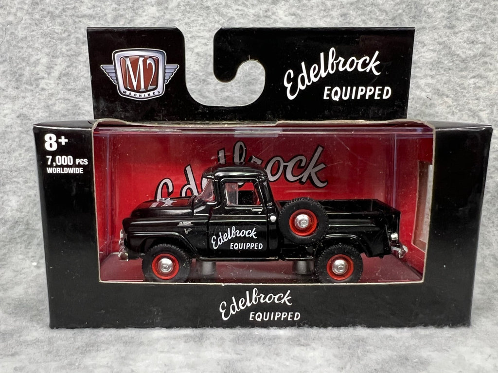 🇺🇸🇺🇸M2 Machines AEdelbrock 1958 GMC Stepside 4x4 Pickup Truck H22🇺🇸🇺🇸