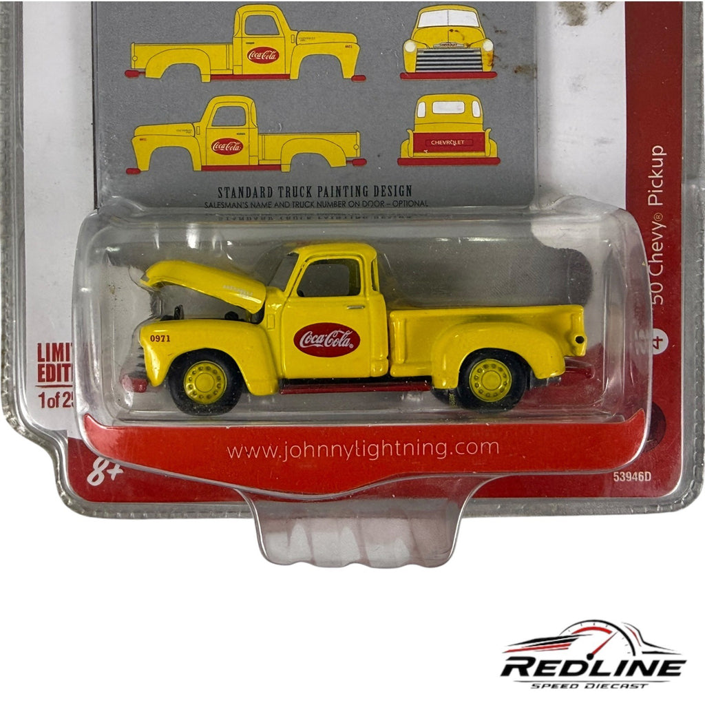 🇺🇸Johnny Lightning COCA COLA Delivery Services 1950 CHEVY PICKUP H26🇺🇸