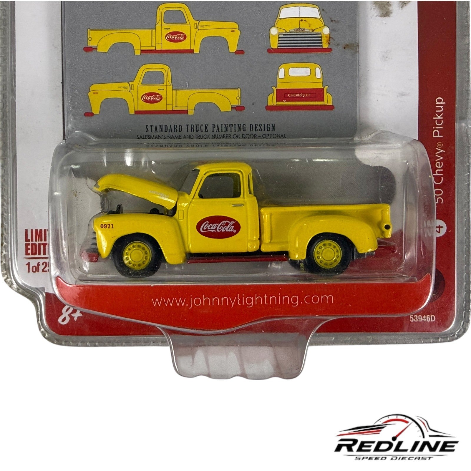 🇺🇸Johnny Lightning COCA COLA Delivery Services 1950 CHEVY PICKUP H26🇺🇸