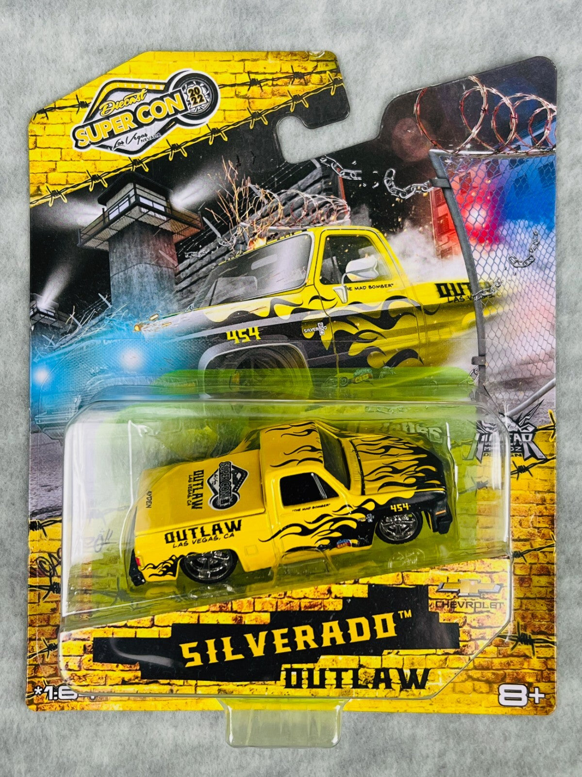 🇺🇸Maisto 2022 Diecast Super Con Chevy Silverado C10 Outlaw Custom H23🇺🇸