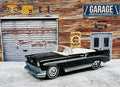 🇺🇸🇺🇸🇺🇸Hot Wheels  '56 Chevy Black Convertible Real Riders C1🇺🇸🇺🇸🇺🇸