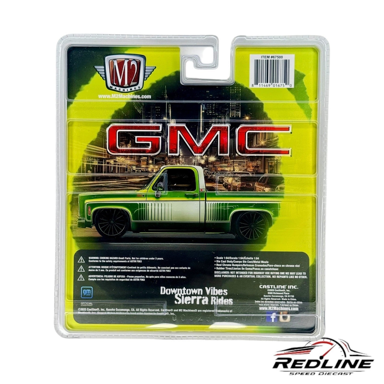 M2 Machines Diorama Downtown Vibes Sierra Rides 1976 GMC Sierra Grande 15 H31