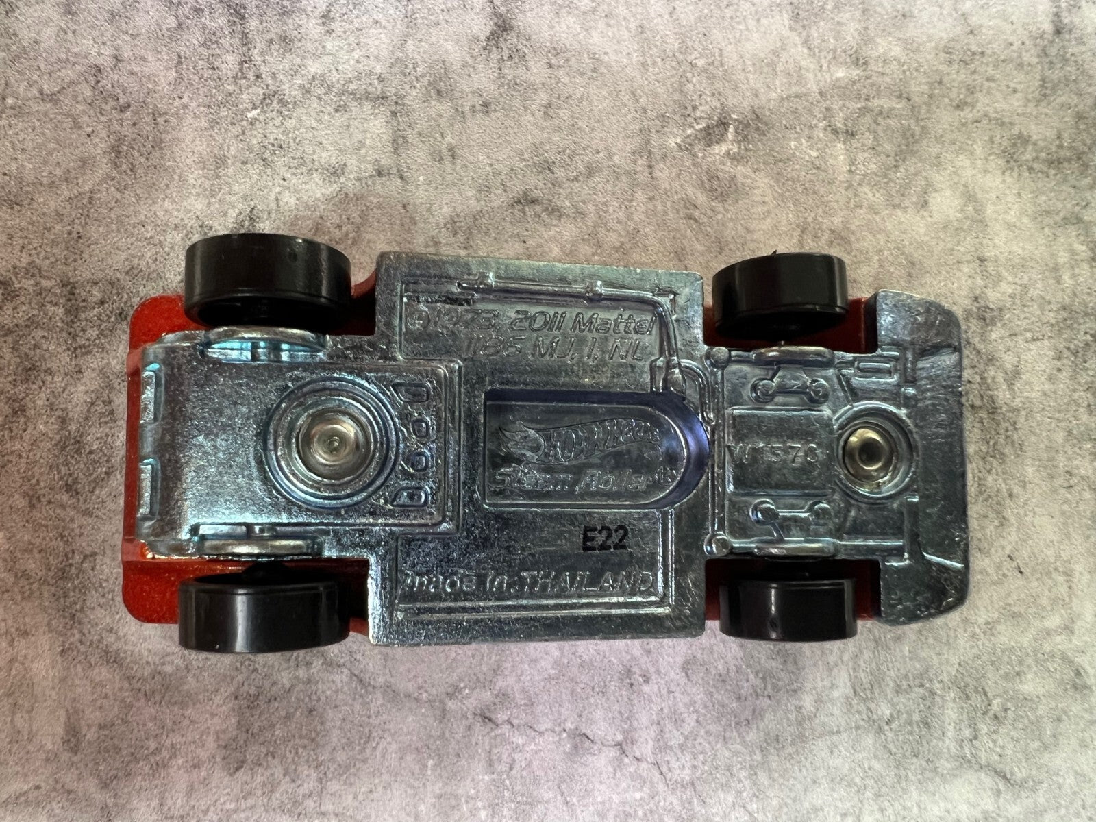 🔥🔥🔥Hot Wheels The Hot Ones Steam Roller Chase Orange 🔥🔥🔥