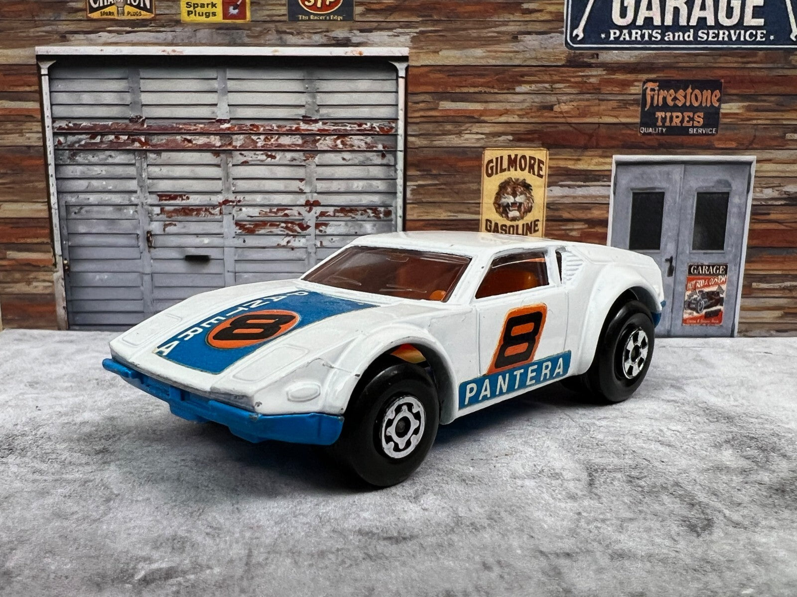 🔥🔥🔥 Matchbox Superfast De Tomaso Pantera No.8 Diecast England 1975 C12🔥🔥🔥