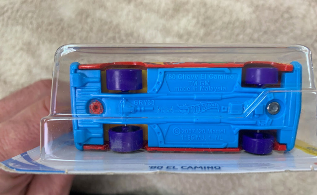 HOT WHEELS '80 El Camino 3/10 HW Art Cars 44/250 Diecast Collection 2021 HW05